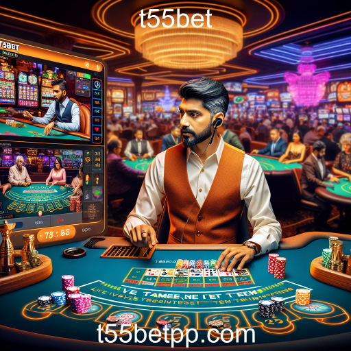 A Experiência do Cassino Ao Vivo no t55bet